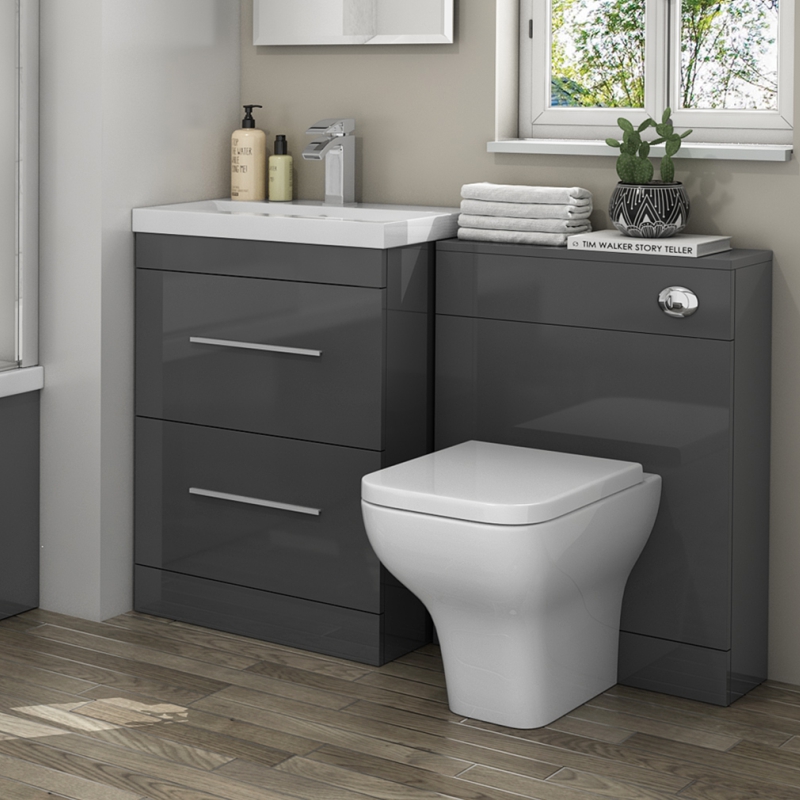 Bathroom furniture in Birmingham, with WC units for compact and functional bathrooms