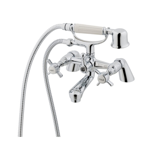 79.0013_0 Chrome Haymarket Standard Bath Shower Mixer with Kit