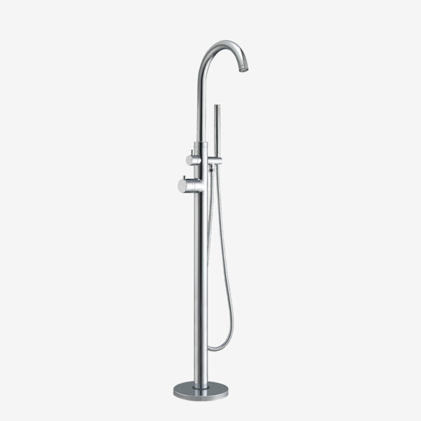 93.0113_0 Chrome Helston Bath Shower Mixer Tap with Handset