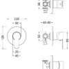 Chrome Arvan Manual Shower Valve