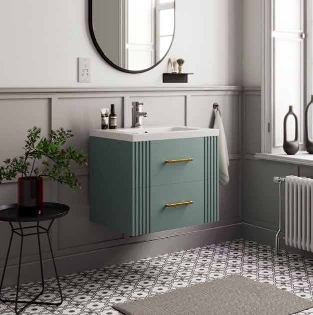 Bathroom furniture in Birmingham, offering freestanding units for stylish storage