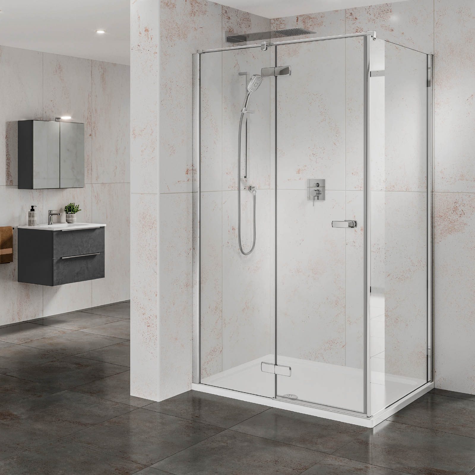 Hinged Door Shower Enclosure Birmingham – Elegant and Practical Shower Access