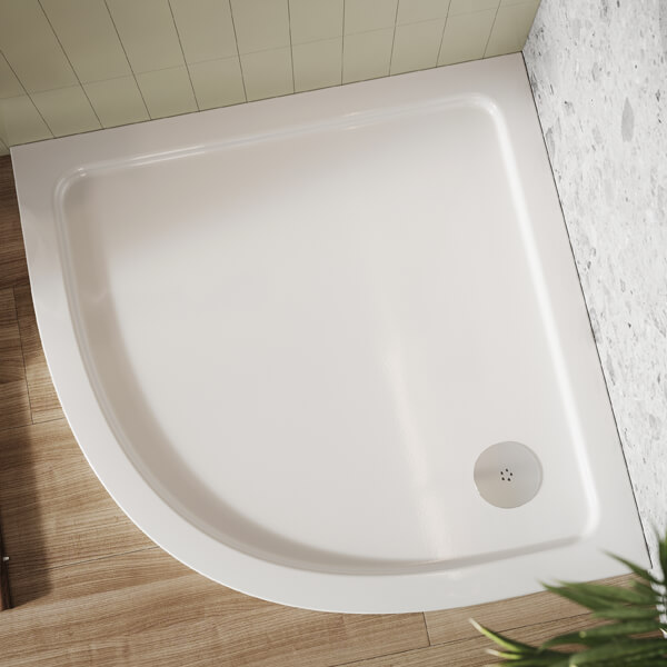 Stylish Quadrant Shower Trays for space-saving design.