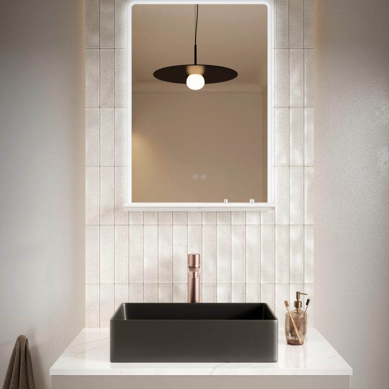 LED mirrors Birmingham – modern illuminated mirrors for a stylish touch at Built Right.