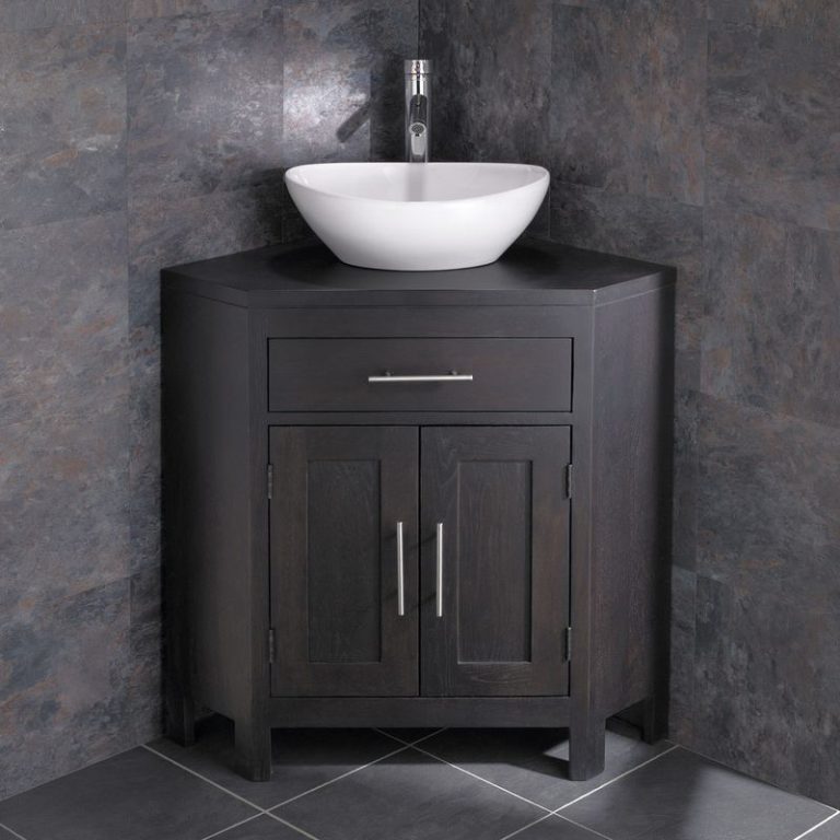Bathroom furniture in Birmingham, with corner units for efficient space use