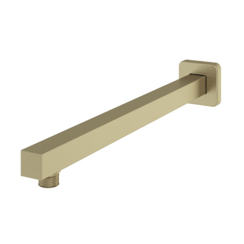 Wall Mounted Square Fixed Over Head Shower Arm Gold