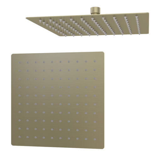 Brass Square Fixed Over Shower Head