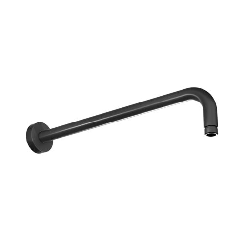 Wall Mounted Round Shower Arm Black