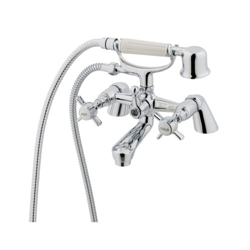 Chrome Haymarket Standard Bath Shower Mixer with Kit