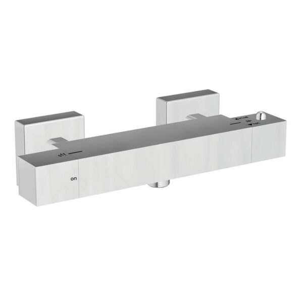 BARVALVE001 Chrome Square Exposed Bar Valve