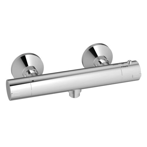 Chrome Round Exposed Bar Valve