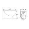Belini Rimless Wall hung Pan