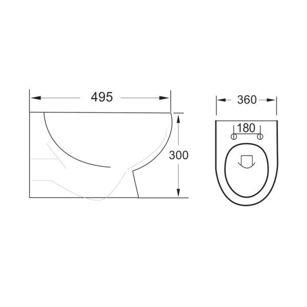 Screenshot Belini Rimless Wall hung Pan