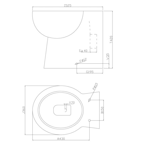 Screenshot Pronto Back to Wall Pan & Seat
