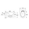 Deia Rimless Wall Hung Pan