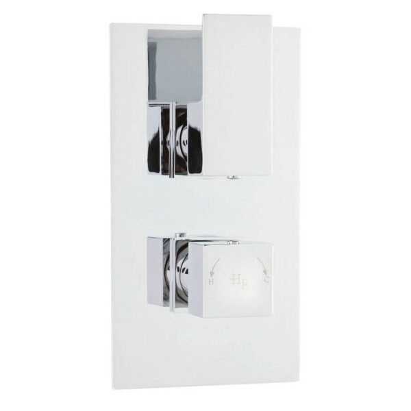 Hudson-Reed-HR-ART3210 Chrome Art Twin Thermostatic Shower Valve With Diverter