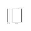 Mia LED Mirror Cabinet