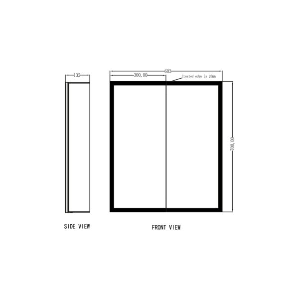 MIA-600X700-CAB_LINEDRAWING_001-2048x2048 Mia LED Mirror Cabinet