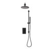 Core Black Round Handle, Handset & Mounting Bracket