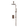 Core Brushed Bronze Round Handle, Handset & Mounting Bracket