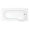 Right Hand P Shape Shower Bath