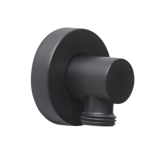 Black Round Wall Elbow