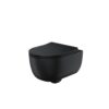 Riviera Round Wall Hung WC Black