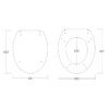Wooden Soft Close Seat White