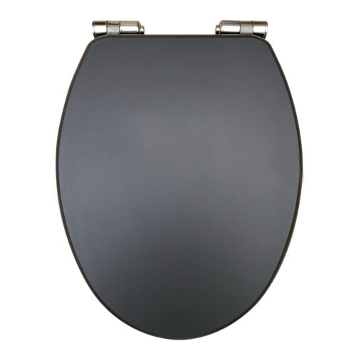 Wooden Soft Close Seat Matt Grey