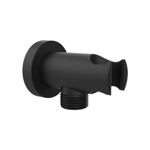 Black Round Wall Elbow