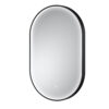 Columba Black Frame LED Mirror