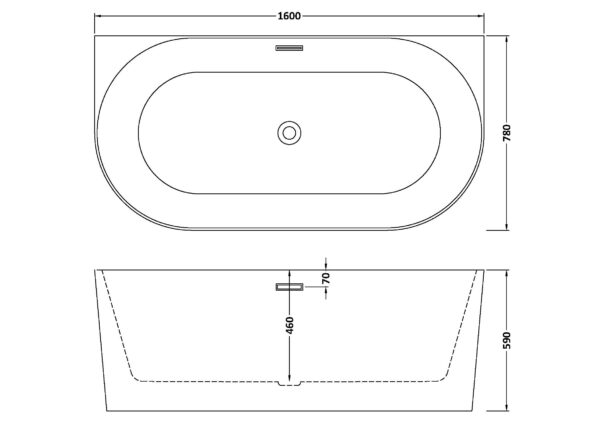 nfb154_baths_v2_ld Choice Back to Wall -White Plain