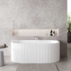 Choice Back to Wall- White Rigid
