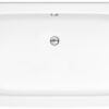 Curved Back to Wall Bath