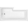 Right Hand Square Shower Bath