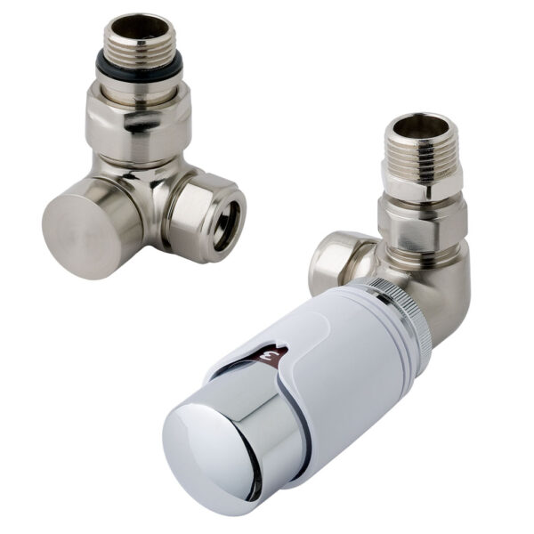 12.035_0 Corner TRV & lockshield valve Brushed Nickel