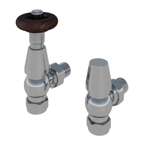 Angle Traditional TRV with Lockshield Chrome