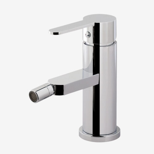 Chrome Prado 800 Bidet Mono tap with Click Waste