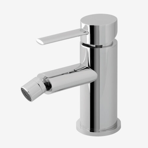 Chrome Cortauld Bidet Mono Tap with Clicker Waste