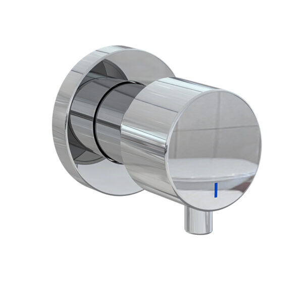 98.2047_1 Chrome Meriden 3 Tap Hole Wall Mounted Basin Tap Set