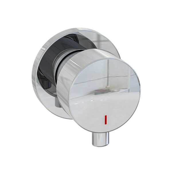 98.2047_2 Chrome Meriden 3 Tap Hole Wall Mounted Basin Tap Set