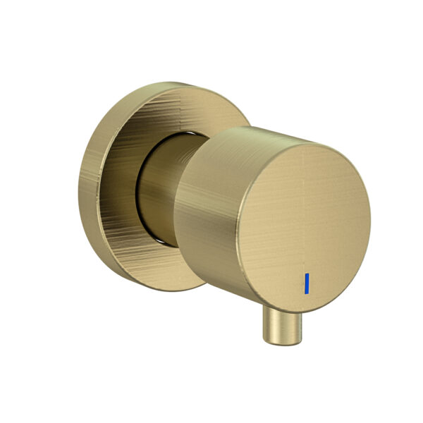 98.2049_1 Brass Meriden 3 Tap Hole Wall Mounted Basin Tap Set