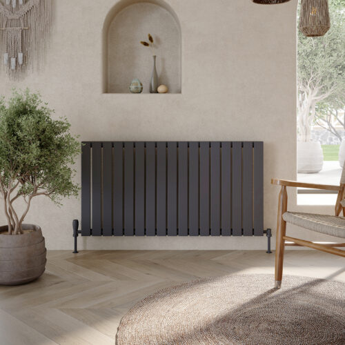 Single Flat Panel Anthracite