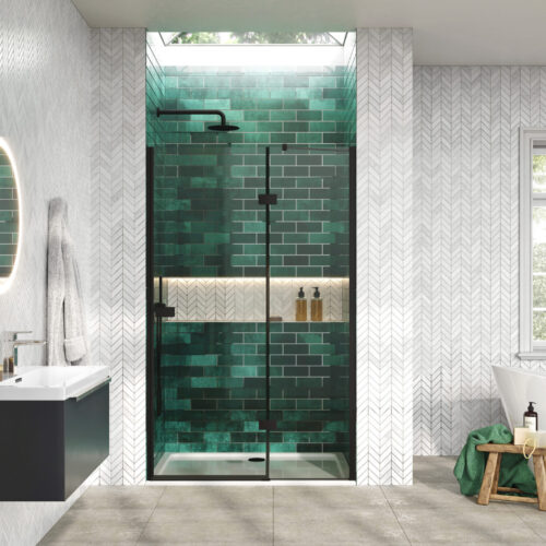 Black Athena Hinged Door