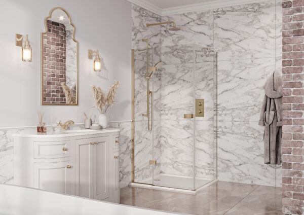 ATHENA-BRASS-Hinged-Door-In-Line-Side-Panel-2048x1448 Brushed Brass Athena Side Panel