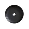 Black arita countertop round basin