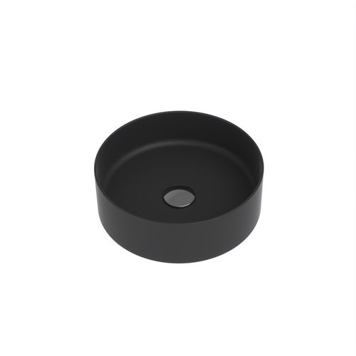 Arita-Black-Basin-DC12050-Render Black arita countertop round basin