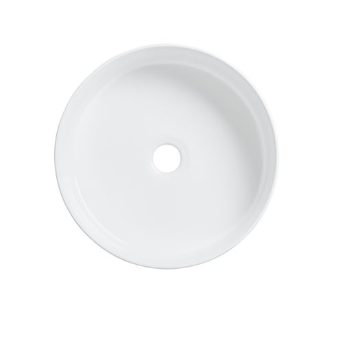Arita-White-Basin-DC12049 White arita countertop round basin