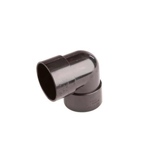 Wavin OsmaWeld Waste 40mm Knuck Bend 90 Degree Black
