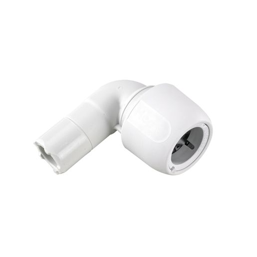 Hep2O 90 Degree Spigot Elbow Single Socket White